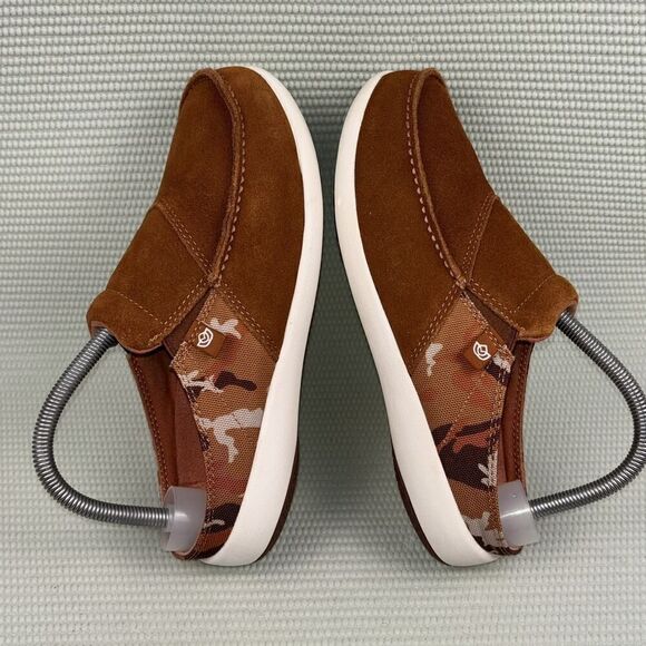 Spenco Ortho Siesta Via Slide Clogs Shoes Women’s Size 8.5D Cashew Camo Suede - Picture 6 of 9